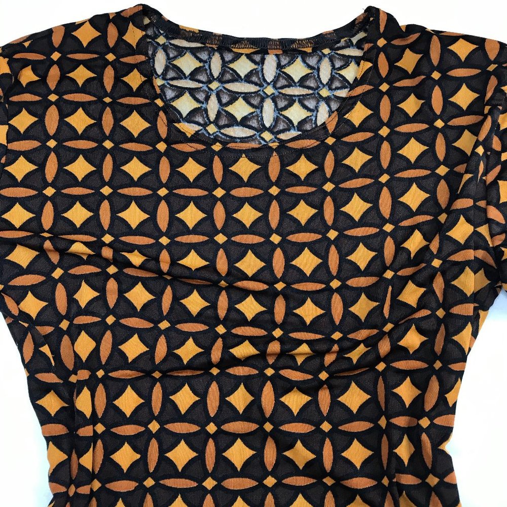 Made in France stretchy  High leg bodysuit top - Picture 2 of 5